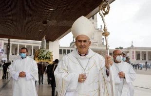 Cardinal José Tolentino de Mendonça celebrates Mass at Fatima, Portugal, May 13, 2021. Courtesy of the Shrine of Our Lady of Fatima.